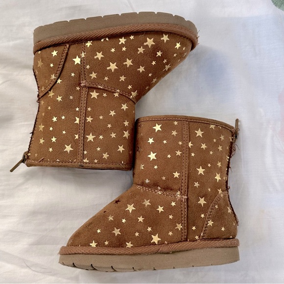 Baby Gap Cozy Boot star boots size 8 - Picture 6 of 7